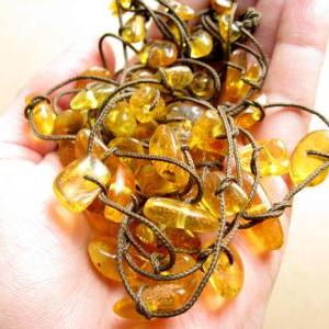 Amber Necklace / Baltic Amber Jewelry / Honey..